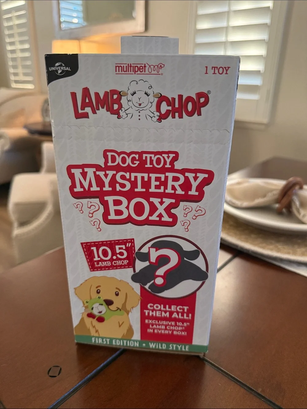 NWT Multipet Lamb Chop Dog Toy Mystery Box First Edition Wild Style